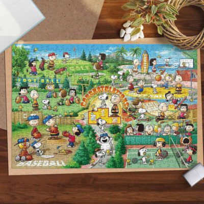 Snoopy Sports Festival The Peanuts Cartoon 13 Gifts Lover Jigsaw Puzzle Game