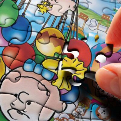 Snoopy The Peanuts Jigsaw Puzzle Game Snoopy Charlie Brown and Friends Gift Snoopy Park Gift 4