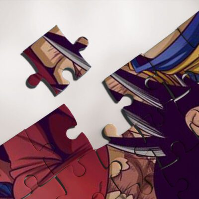 Songoku x Monkey D. Luffy Gifts Lover Jigsaw Puzzle Game, Songoku Funny Fan Gift 3 Songoku x Monkey D. Luffy Gifts Lover Jigsaw Puzzle Game Songoku Funny Fan Gift 3