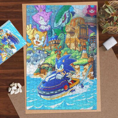 Sonic Rush Adventure Comic Gifts Lover Jigsaw Puzzle Game,Sonic Rush Adventure Comic Fans Gift 1 Sonic Rush Adventure Comic Fans Gift
