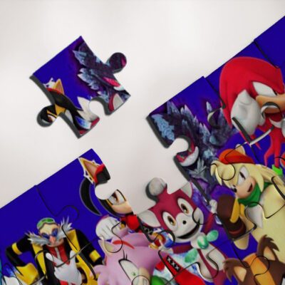 Sonic the Hedgehog Characters Jigsaw Puzzle Game, Sonic the Hedgehog Sonic Team Fan Gift 3 Sonic the Hedgehog Characters Jigsaw Puzzle Game Sonic the Hedgehog Sonic Team Fan Gift 3