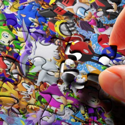 Sonic the Hedgehog Characters Jigsaw Puzzle Game, Sonic the Hedgehog Sonic Team Fan Gift 4 Sonic the Hedgehog Characters Jigsaw Puzzle Game Sonic the Hedgehog Sonic Team Fan Gift 4