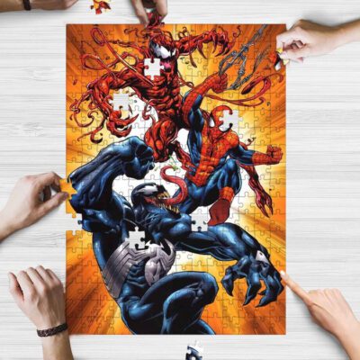 Spider Man And Venom Maxinum War Movie Marvel Comics Ver3 Gifts Lover Jigsaw Puzzle Game,Marvel Spider Man Venom Fan Gift 2 Spider Man And Venom Maxinum War Movie Marvel Comics Ver3 Gifts Lover Jigsaw Puzzle GameMarvel Spider Man Venom Fan Gift 2
