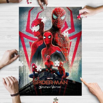 Spider Man Into the Spider Verse Movie Marvel Comics Ver11 Gifts Lover Jigsaw Puzzle Game,Marvel Spider Man Fan Gift, Marvel Spider Man Lover Gift 2 Marvel Spider Man Lover Gift