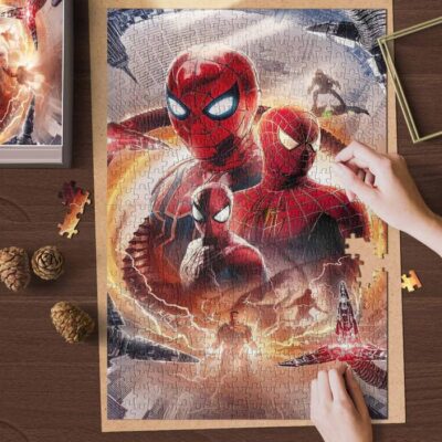 Spider Man No Way Home Movie Marvel Comics Ver2 Gifts Lover Jigsaw Puzzle Game,Marvel Spider Man Fan Gift, Marvel Spider Man Lover Gift 2 Marvel Spider Man Lover Gift