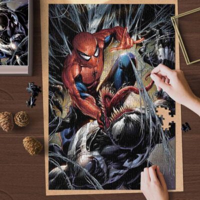 Spider Man Venom Movie Marvel Comics Ver21 Gifts Lover Jigsaw Puzzle Game,Marvel Spider Man Fan Gift, Marvel Spider Man Lover Gift 2 Marvel Spider Man Lover Gift