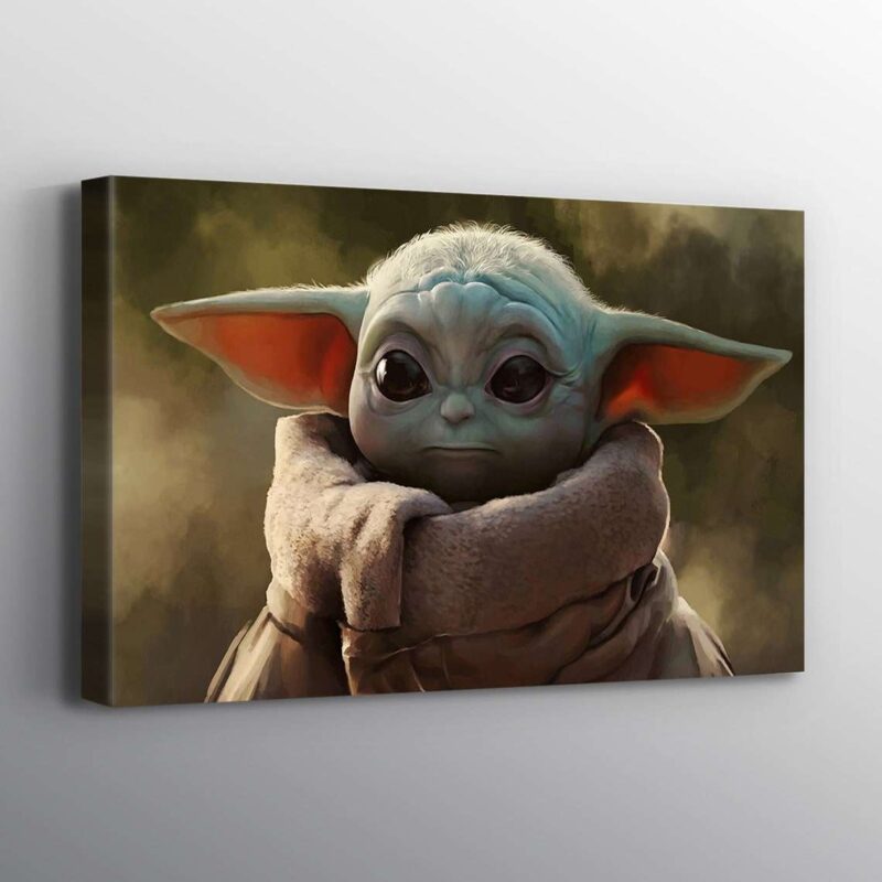 Star Wars Baby Yoda Canvas Print Wall Art 1