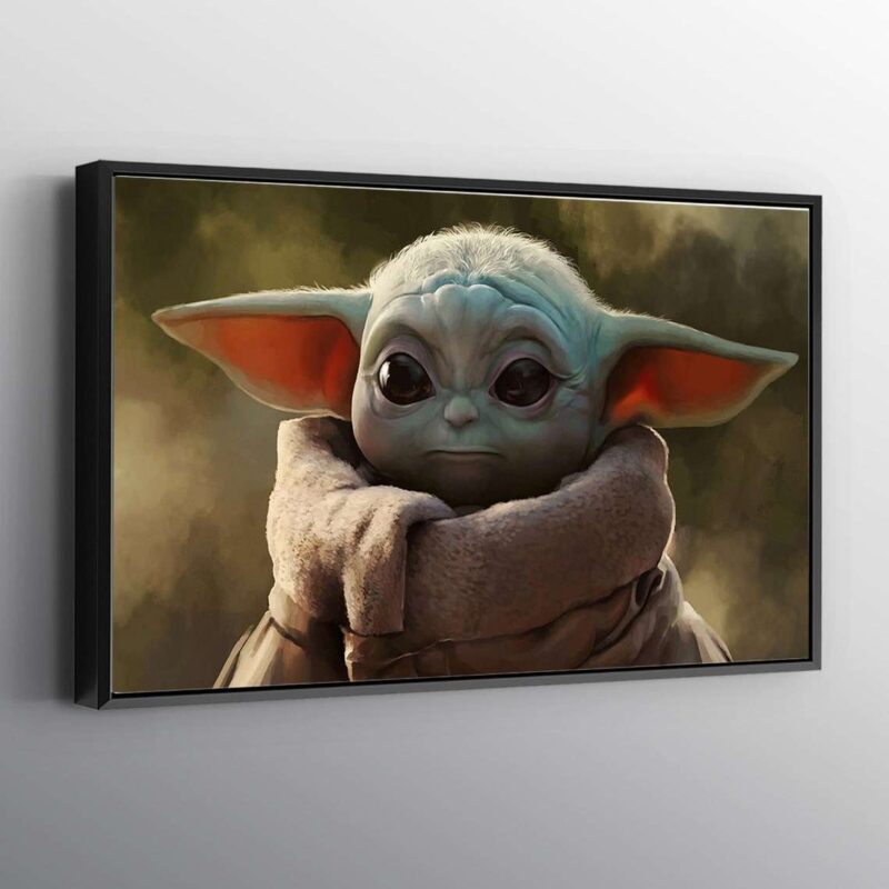 Star Wars Baby Yoda Canvas Print Wall Art