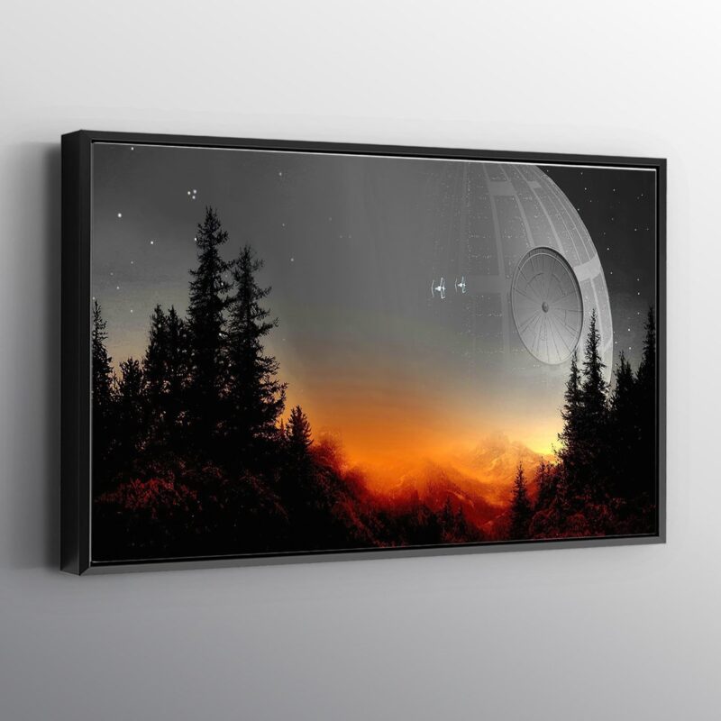 Star Wars Death Star Canvas Print Wall Art