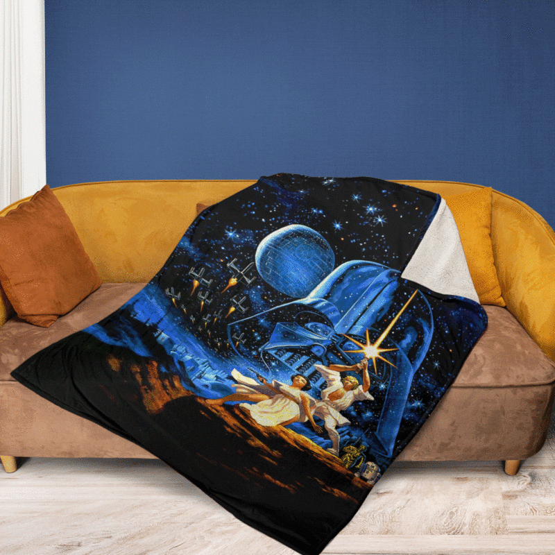 Star Wars Movies 456 Christmas Gift Comfy Sofa Throw Blanket Gift 2