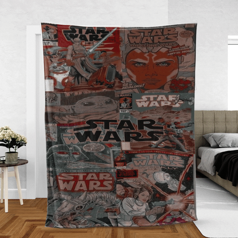 Star Wars Movies 678 Christmas Gift Comfy Sofa Throw Blanket Gift 1