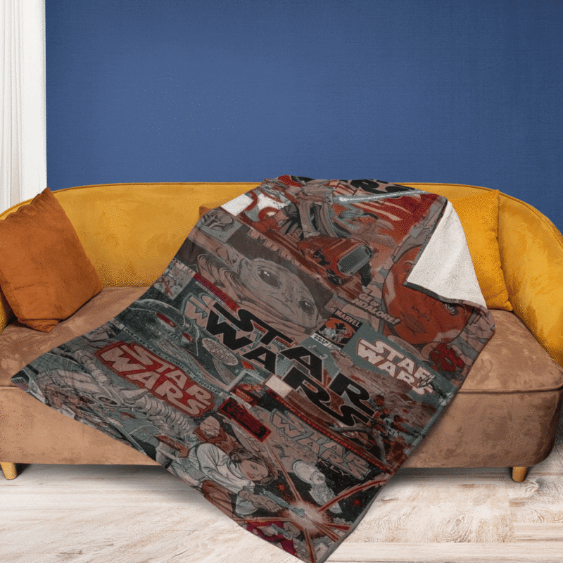 Star Wars Movies 678 Christmas Gift Comfy Sofa Throw Blanket Gift 2
