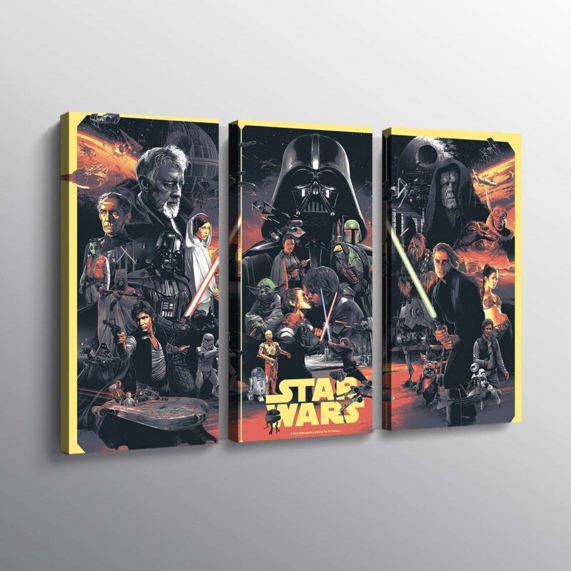 Star Wars Original Trilogy Canvas Print Wall Art 2