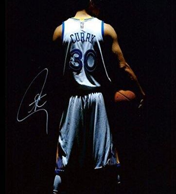 Stephen Curry #30 Autograph Print - Golden State Warriors - Canvas Print Wall Art Decor