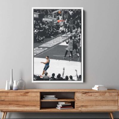 Stephen Curry Canvas, Basketball Wall Canvas Decor, Steph Curry Canvas, Inspirational Quotes Decor, Golden State Warriors 1 Basketball Wall Canvas Decor