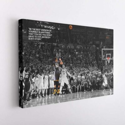 Stephen Curry Game Winner vs OKC Poster Golden State Warriors Basketball Canvas, Stephen Curry Quote Art 1 Stephen Curry Quote Art