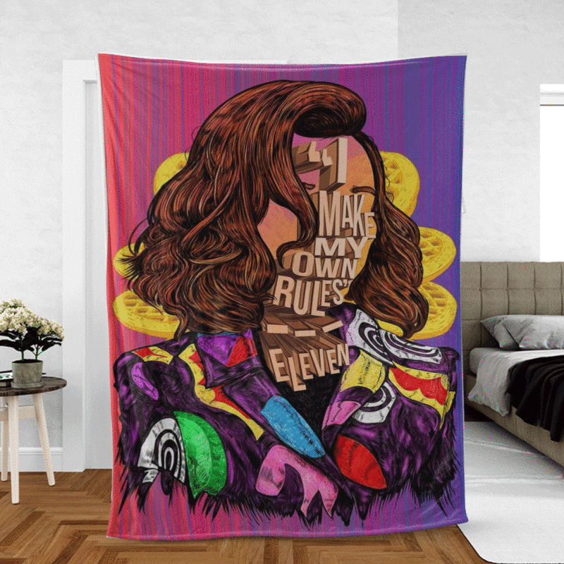 Stranger Things Gift For Fan Comfy Sofa Throw Blanket Gift