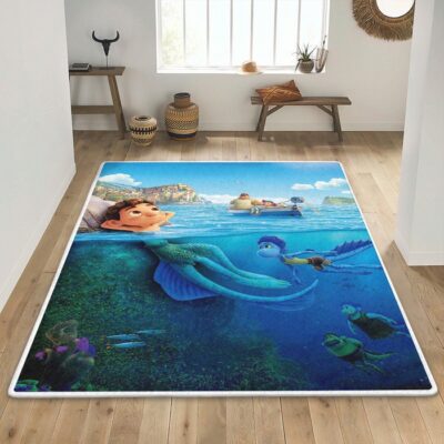 Summer Luca Fantasy Film Walt Disney Studios Movies Gift Fan Area Rug Living Room,Harry Potter Rug Floor Decor 1 Harry Potter Rug Floor Decor