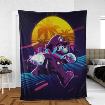 Super Mario Nintendo 6 Fan Gift, Super Mario Nintendo Gift For Fan Comfy Sofa Throw Blanket Gift 1 Super Mario Nintendo Gift For Fan Comfy Sofa Throw Blanket Gift