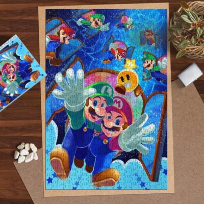 Super Mario Nintendo 6 Jigsaw Puzzle Game, Super Mario Nintendo Gift, Super Mario Nintendo Gift Puzzle Game 2 Super Mario Nintendo Gift Puzzle Game