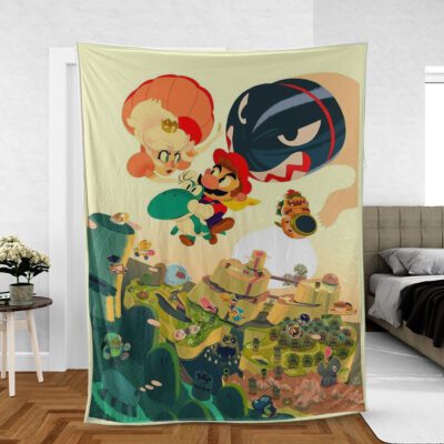 Super Mario Nintendo Characters 2 , Super Mario Nintendo Characters Gift For Fan Comfy Sofa Throw Blanket Gift 1 Super Mario Nintendo Characters Gift For Fan Comfy Sofa Throw Blanket Gift