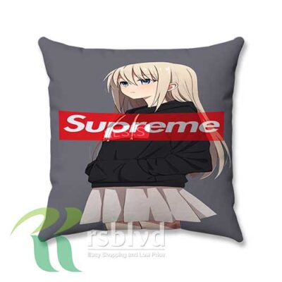 Supreme Anime Girl Wallpaper Custom Pillow Case Cover