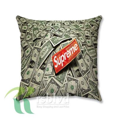 Supreme Money Wallpaper Custom Pillow Case Cover
