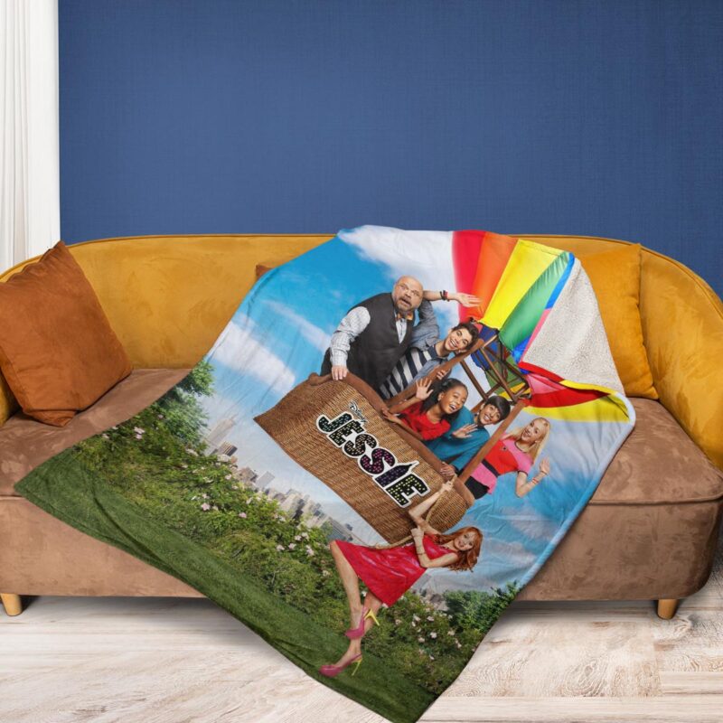 TV Series Jessie TV Show TV Series Jessie TV Show Gift For Fan Comfy Sofa Throw Blanket Gift 2
