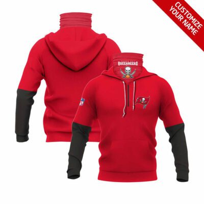 Tampa Bay Buccaneers Nfl 3D Red Jersey Style Gift For Buccaneers Fans Gaiter Hoodie GH0787