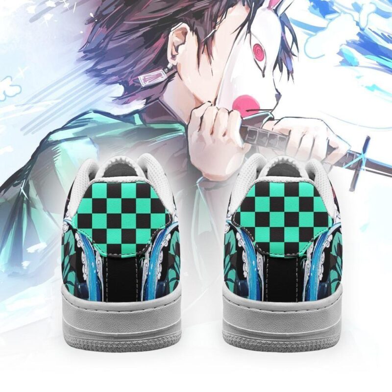 Tanjiro Air Force 1 Sneakers Custom Demon Slayer Anime Shoes Air Force 1 Sneakers 2