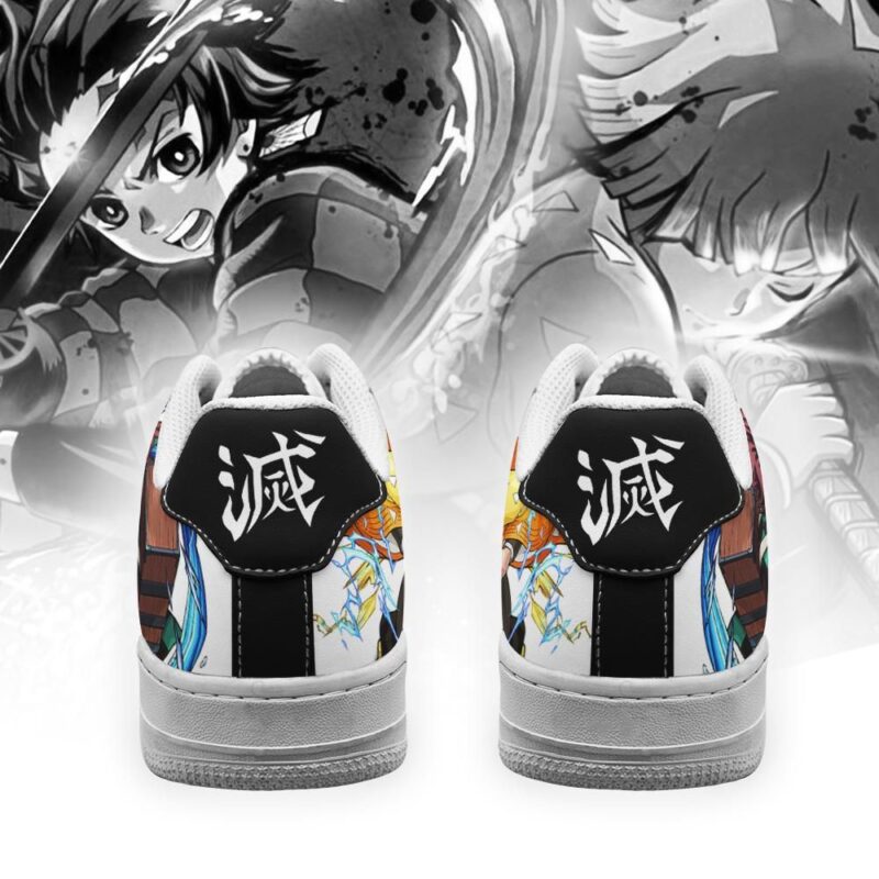 Tanjiro Zenitsu Air Force 1 Sneakers Custom Demon Slayer Anime Shoes 2