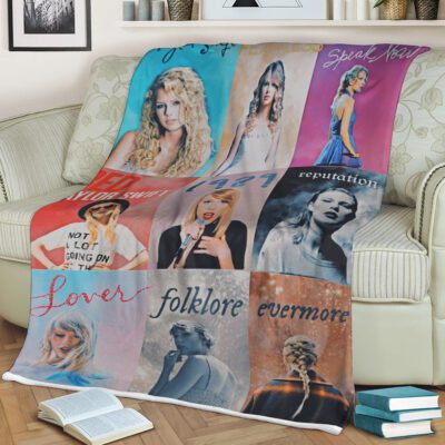 Taylor Swift 2 Fan Gift, Taylor Swift Gift For Fan Comfy Sofa Throw Blanket Gift