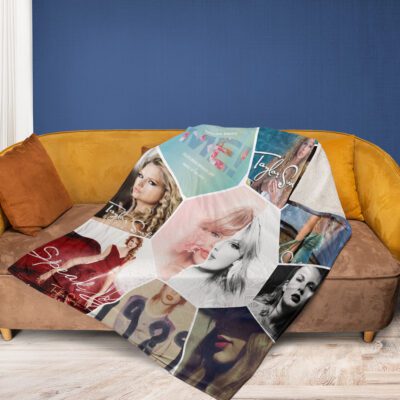 Taylor Swift Comfy Sofa Throw Blanket Gift