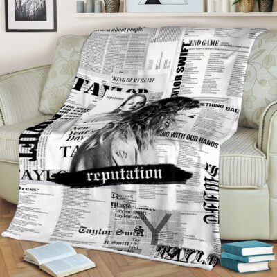 Taylor Swift Reputation Fan Gift Taylor Swift Reputation Gift For Fan Comfy Sofa Throw Blanket Gift 2