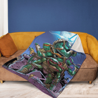 Teenage Mutant Ninja Turtles Series Movies GiftTeenage Mutant Ninja Turtles Gift For Fan Comfy Sofa Throw Blanket Gift 2