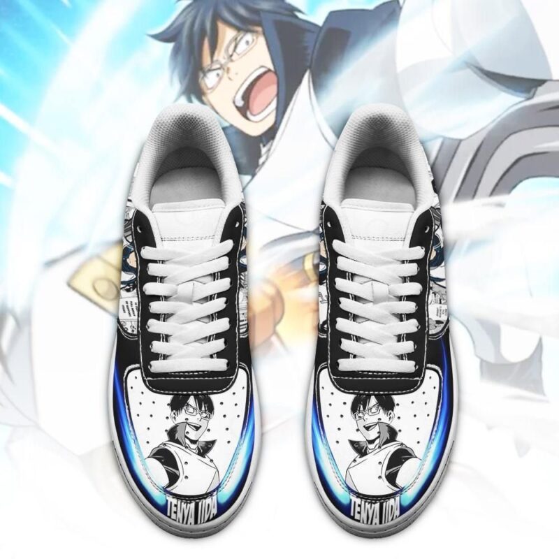 Tenya Iida Sneakers Custom My Hero Academia Anime Shoes Fan Gift Air Force 1 Sneakers 1