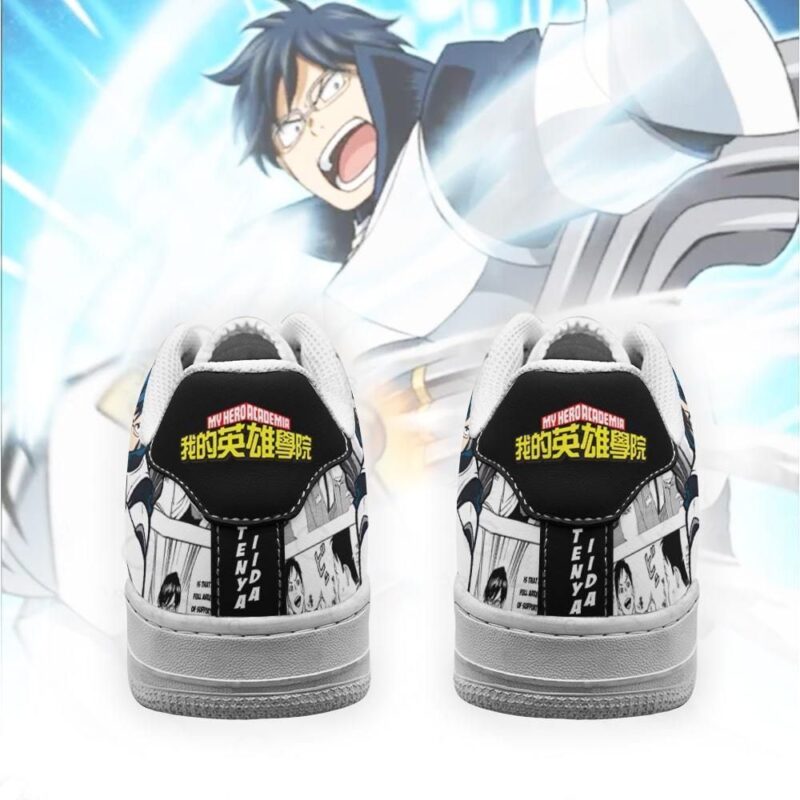 Tenya Iida Sneakers Custom My Hero Academia Anime Shoes Fan Gift Air Force 1 Sneakers 2