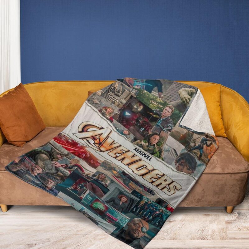 The Avenger Marvel Gift The Avenger Marvel Gift For Fan Comfy Sofa Throw Blanket Gift 2