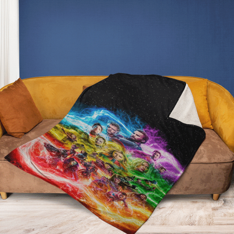 The Avengers Marvel Galaxy 6789 Christmas GiftThe Avengers Marvel Galaxy Gift For Fan Comfy Sofa Throw Blanket Gift 2