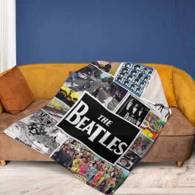The Beatles Gift, The Beatles Band Album Collage 3 Gift For Fan Comfy Sofa Throw Blanket Gift 2 The Beatles Gift The Beatles Band Album Collage 3 Gift For Fan Comfy Sofa Throw Blanket Gift 2