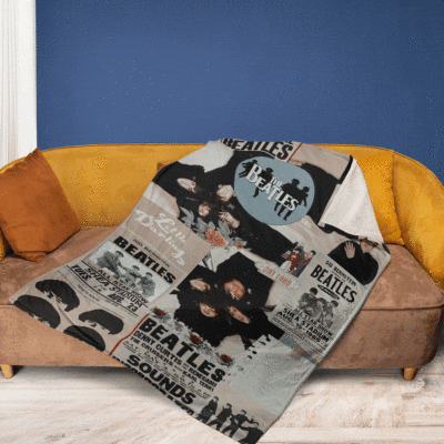 The Beatles Thank You For The Memories The Beatles Gift For Fan Comfy Sofa Throw Blanket Gift 2