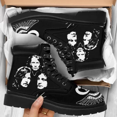 The Cream Boots Music Fan Gift Idea, Working Boots Leather Boots Timber Motorcycle Boots