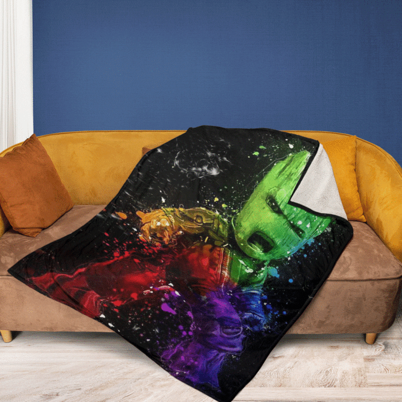 The Galaxy Baby Groot Marvel Comics Christmas 113 Groot Gift For Fan Comfy Sofa Throw Blanket Gift 2