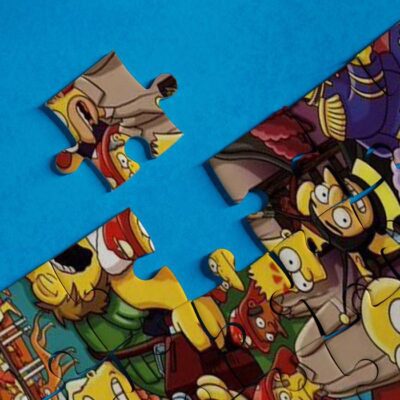 The Simpsons Jigsaw Puzzle Game, The Simpsons Fan Gift, Funny The Simpsons Family Gift 2 Funny The Simpsons Family Gift