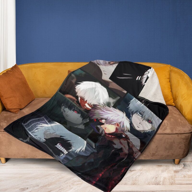 Tokyo Ghoul Fan Gift Hideyoshi Nagachika Tokyo Ghoul 2 Comfy Sofa Throw Blanket Gift 2