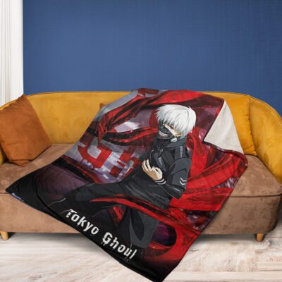 Tokyo Ghoul Fan Gift, Hideyoshi Nagachika Tokyo Ghoul Comfy Sofa Throw Blanket Gift 1 Hideyoshi Nagachika Tokyo Ghoul Comfy Sofa Throw Blanket Gift