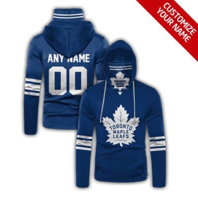 Toronto Maple Leafs #00 Nhl Team Dark Blue Jersey Style Custom Number Name For Toronto Maple Leafs Fans Gaiter Hoodie GH0499