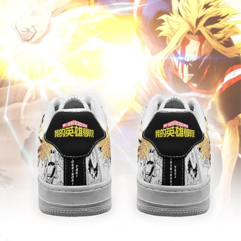 Toshinori Yagi Sneakers Custom My Hero Academia Anime Shoes Fan Gift Air Force 1 Sneakers 2