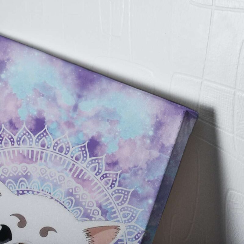 Trippy Gintoki and Sadaharu Gintama Canvas Poster Print Wall Art Decor 2
