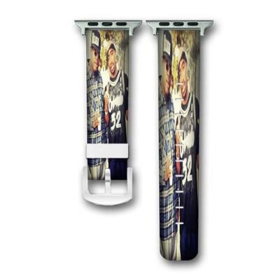 Tupac Shakur and E 40 Custom Apple Watch Band Genuine Wrist Band Replacement